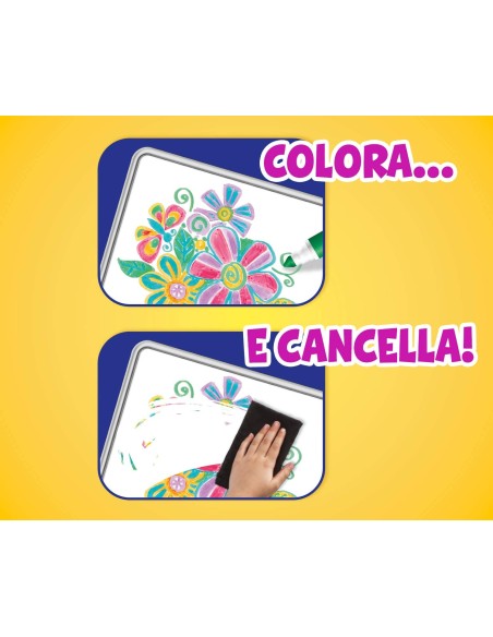 COLORI FIBRA PER LAVAGNA BIANCA 8 PZ