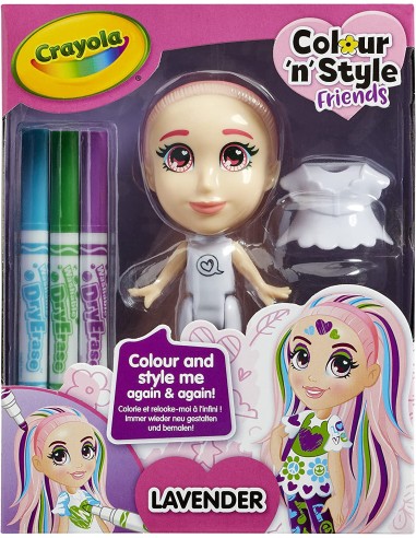 Colour 'N Style Dolls - Friends Dolls LAVENDER