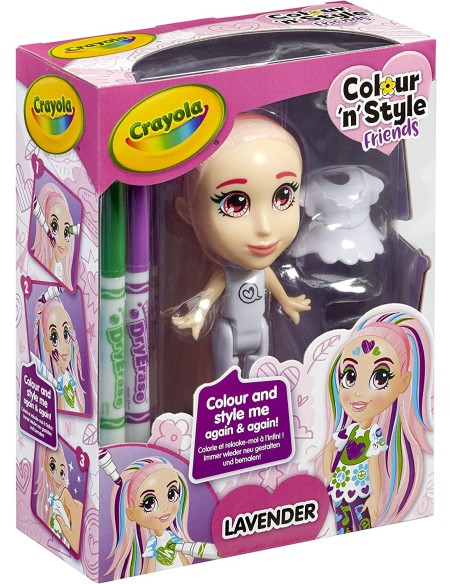 Colour 'N Style Dolls - Friends Dolls LAVENDER