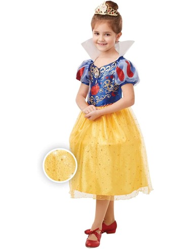 Costume Biancaneve Glitter/Sparkle Deluxe Inf