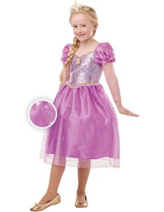 Costume Raperonzolo Glitter-Sparkle Deluxe Inf