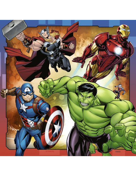 AVENGERS PUZZLE 3X49 PZ