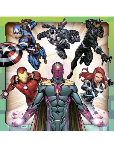 AVENGERS PUZZLE 3X49 PZ