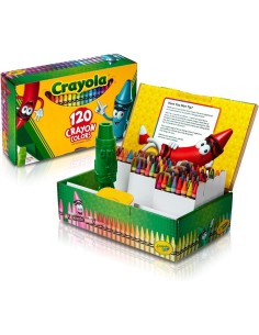 Crayola - 120 Pastelli a Cera e Temperino 2