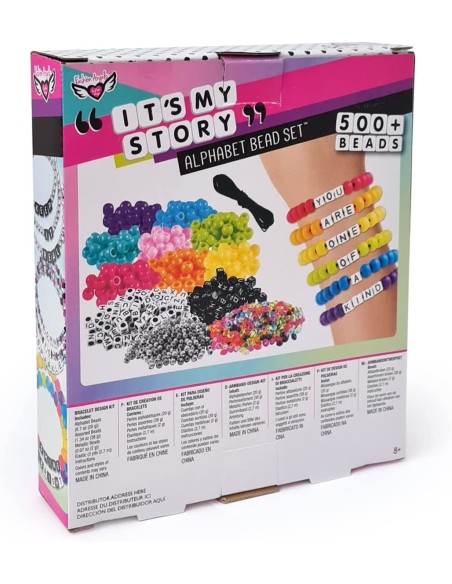 Crayola - Set crea i Tuoi Braccialetti - Alphabet Bead