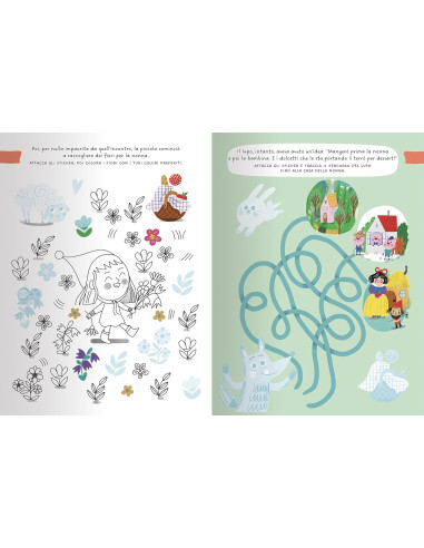 Cappuccetto Rosso. Attività, tatuaggi e sticker