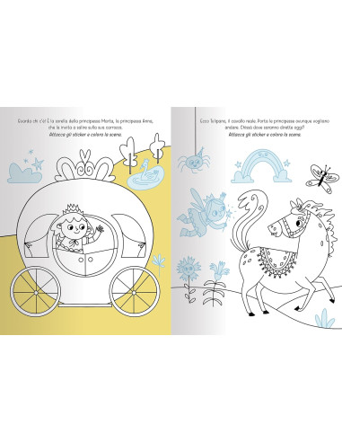 Principesse e unicorni. Attività, tatuaggi e...