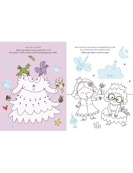 Principesse al primo ballo. Attività, tatuaggi e sticker