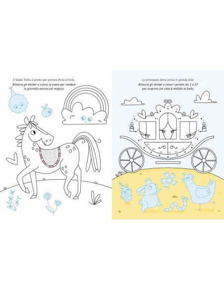 Principesse al primo ballo. Attività, tatuaggi e sticker