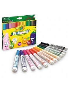Crayola 12 pennarelli punta maxi profumati