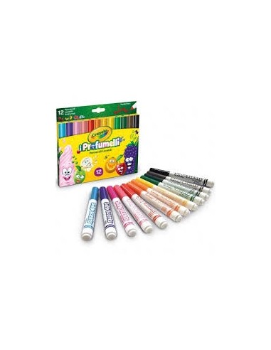 Crayola 12 pennarelli punta maxi profumati