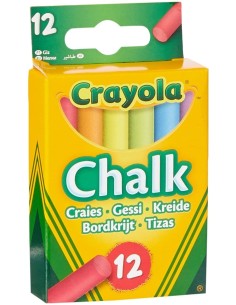 Crayola Gessi Colorati Antipolvere 12 Pz