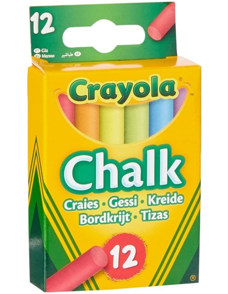 Crayola Gessi Colorati Antipolvere 12 Pz