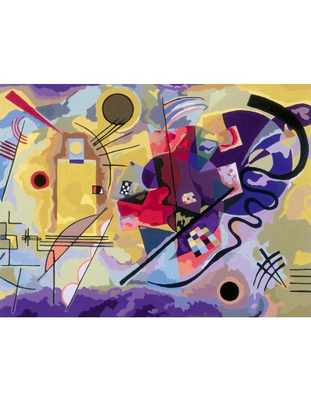 CreArt Serie B Art Collection - Kandisky: Giallo, Rosso, Blu