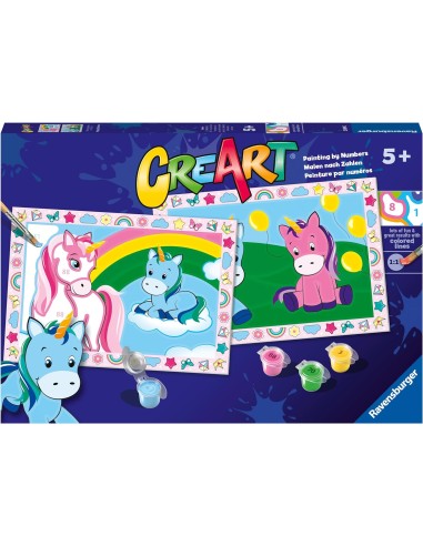 CreArt Serie Junior 2x - Divertenti Unicorni