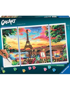 CreArt Serie Premium Trittico - Paris Reflections