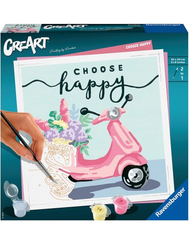 CreArt Serie Trend quadrati - Choose happy