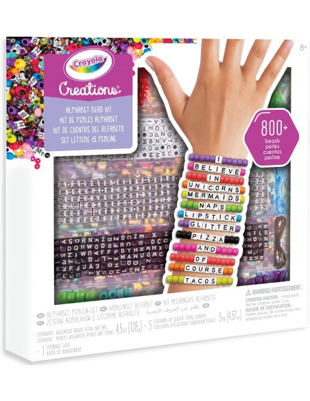 Creations set lettere e perline