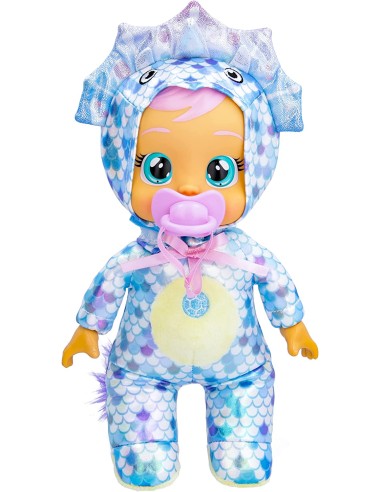 Cry Babies Tiny Dinosauro blu 