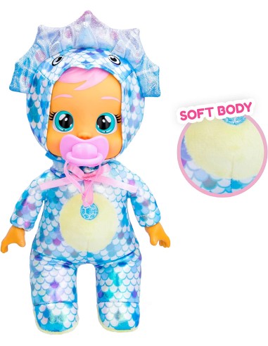 Cry Babies Tiny Dinosauro blu 