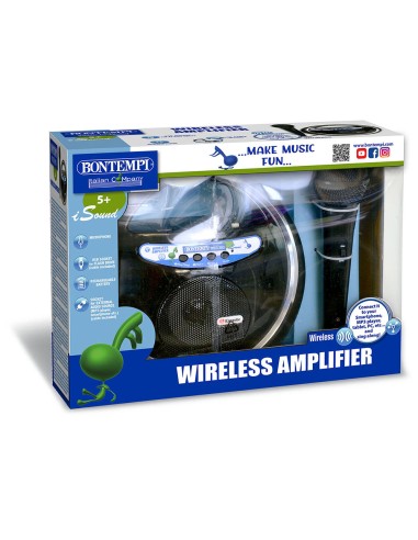 Amplificatore Wireless con microfono a...