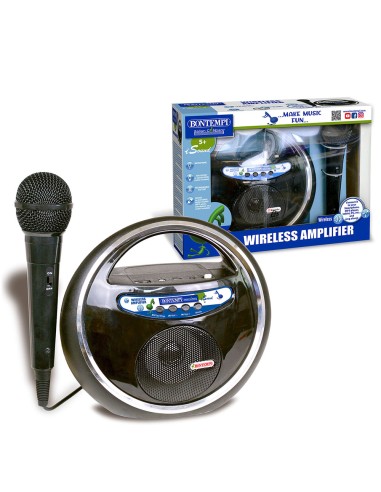 Amplificatore Wireless con microfono a...