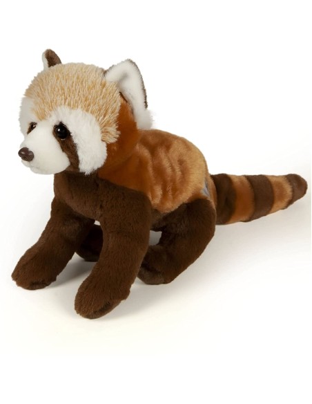 DeCar - Panda Rosso Seduto 26cm Eco-friendly