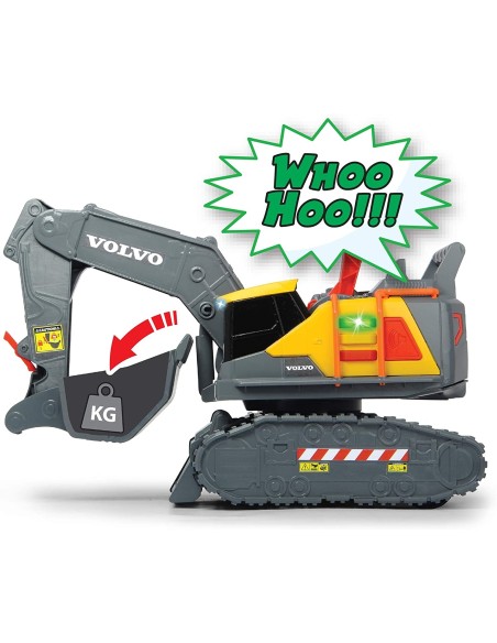 Dickie Toys - Volvo Escavatore 30cm rileva il peso