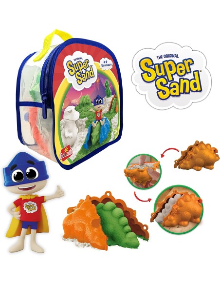 Dinosaurus Backpack - zainetto con sabbia e formine