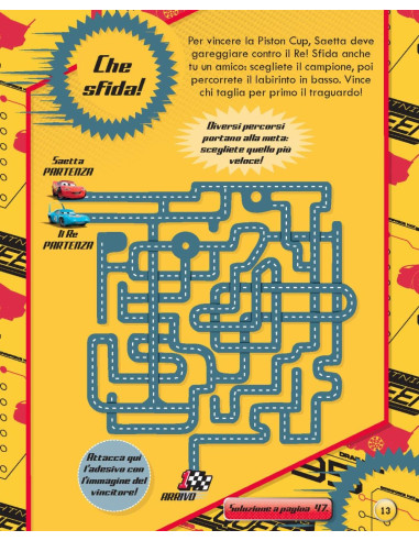 Cars - 1000 sticker Disney