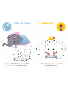 Gli animali e i loro cuccioli - Unisco i puntini 2