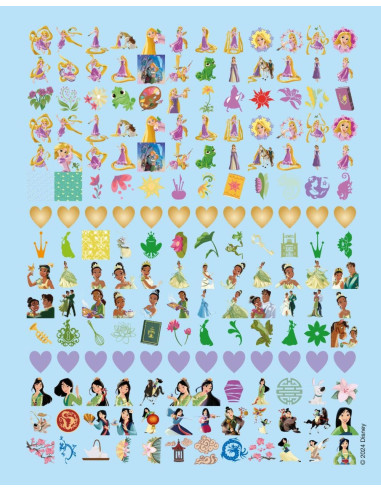 Ragazze coraggiose - 1000 sticker Disney