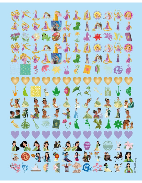 Ragazze coraggiose - 1000 sticker Disney