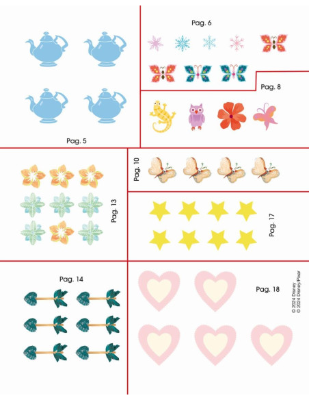 Ragazze coraggiose - 1000 sticker Disney