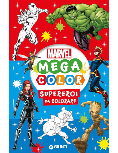 Mega color Marvel - Supereroi da colorare