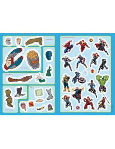 Staccattacca e colora - I tuoi supereroi Marvel 2