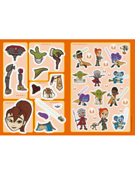 Staccattacca e colora - Young Jedi adventures Star Wars