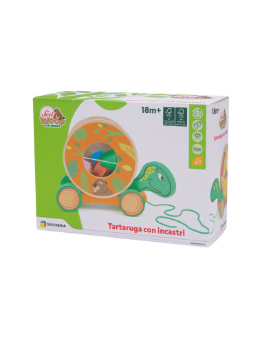 Wood eco smart Tartaruga con Incastri