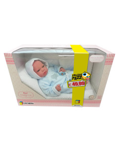 Arias Bebè 40cm Tutina Azzurra