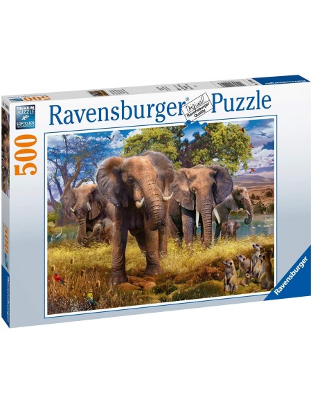 Famiglia di elefanti 500 pz