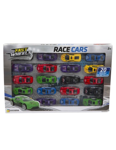 Fast Wheels - Confezione 20 auto die Cast