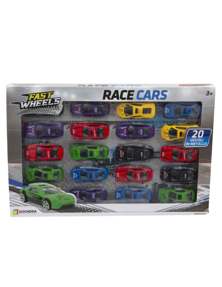 Fast Wheels - Confezione 20 auto die Cast