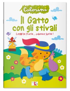 Fiabe da colorare - Il Gatto con gli Stivali - 2