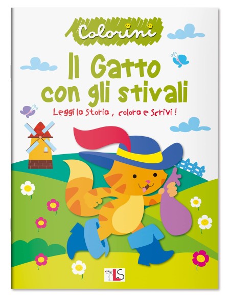 Fiabe da colorare - Il Gatto con gli Stivali - 2