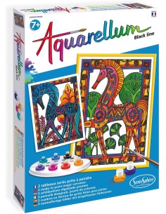 Aquarellum Black Line-Cavalli Persiani