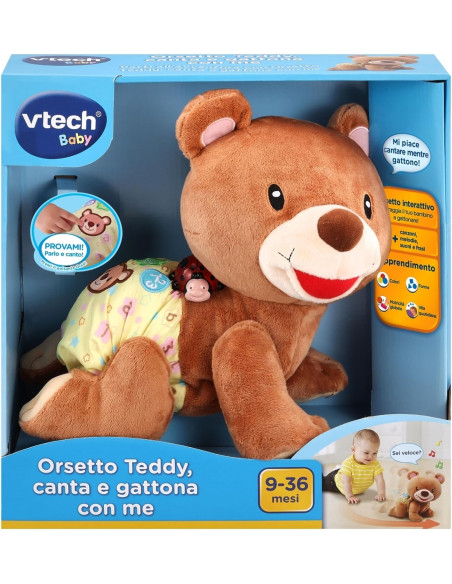 Vtech - L'orsetto Teddy - Canta e Gattona con me