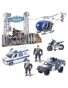 Forti Eroi Playset Fuoco E Polizia Assortiti