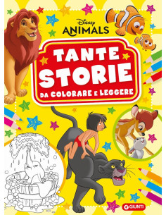 Giunti - Animali Disney. Tante storie da colorare e leggere
