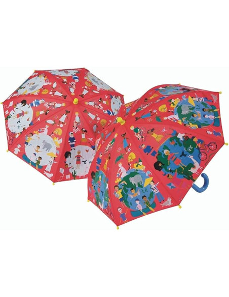 Floss e Rock Colour Changing Umbrella One World