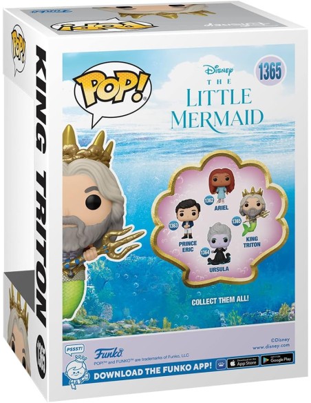 FUNKO POP Disney La Sirenetta King Triton 